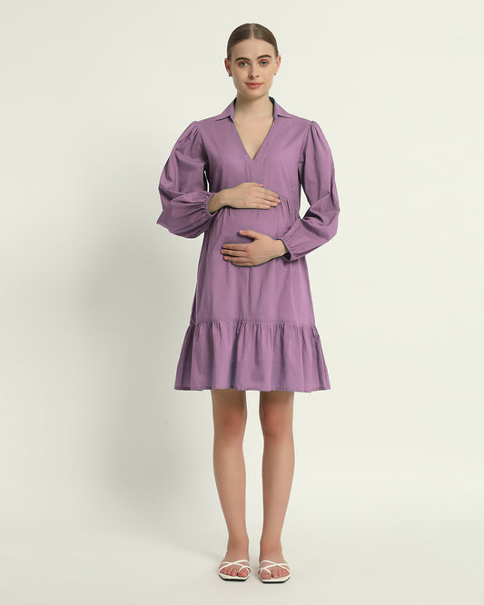 Iris Pink Blossom & Bond Maternity & Nursing Dress