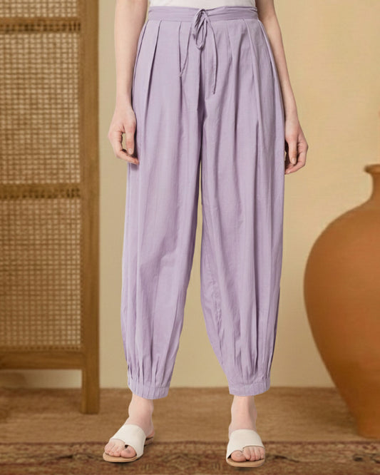 Lilac Pleated Salwar