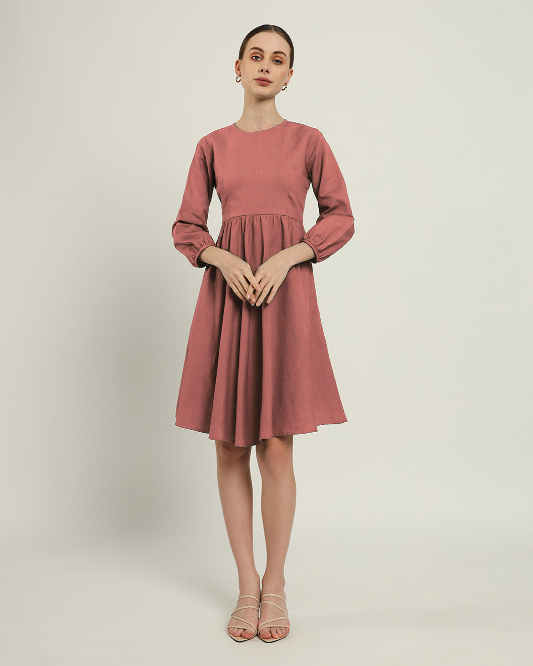 The Exeter Ivory Pink Dress