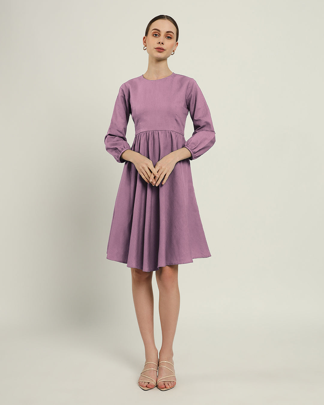 The Exeter Purple Swirl Dress