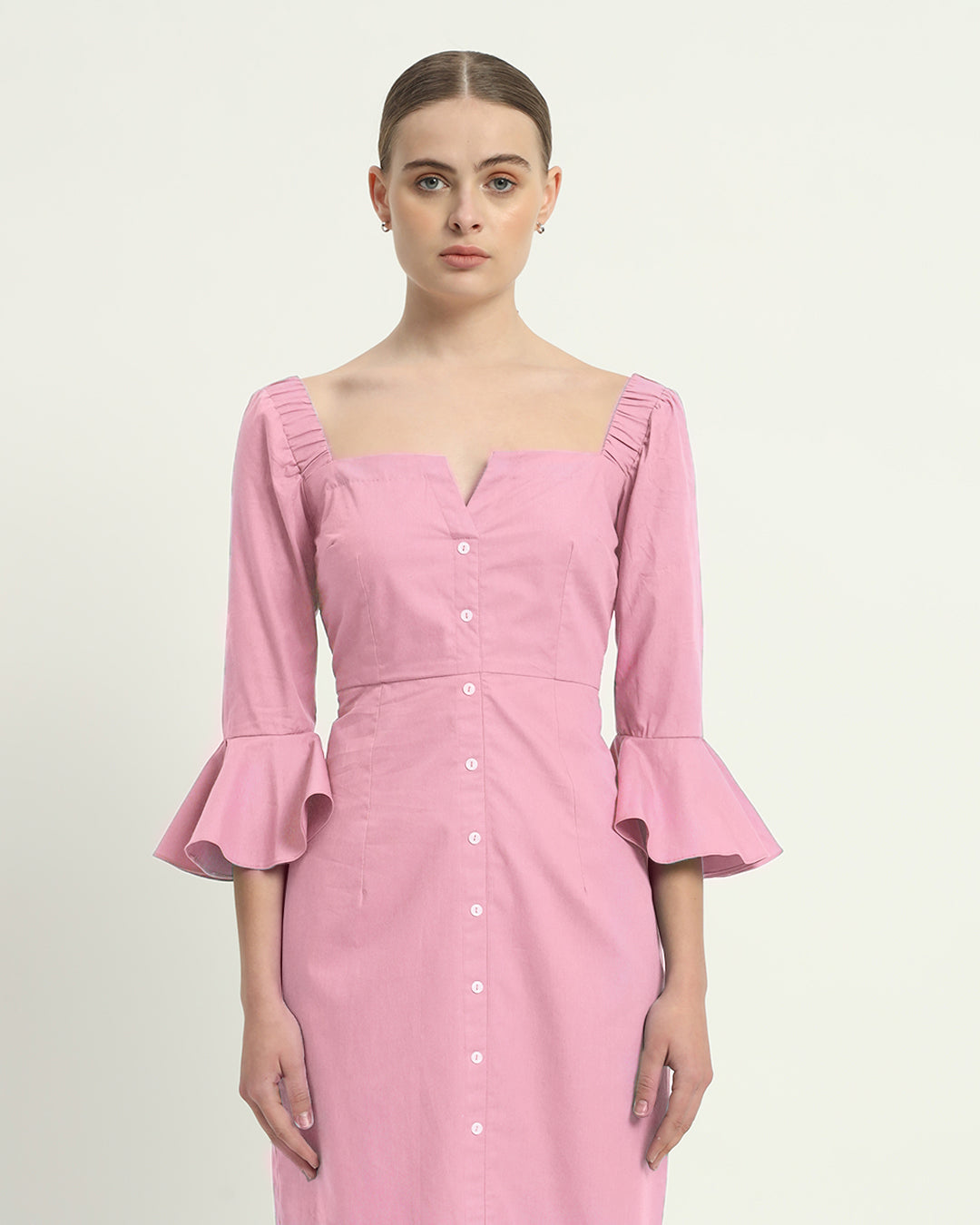 The Fondant Pink Rosendale Cotton Dress
