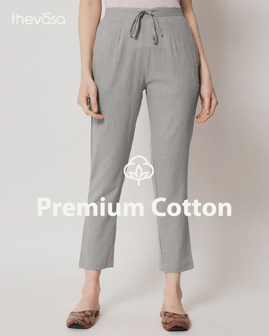 Iced Grey Cigarette Pants