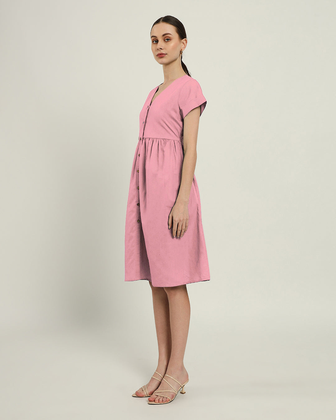 The Valence Fondant Pink Dress
