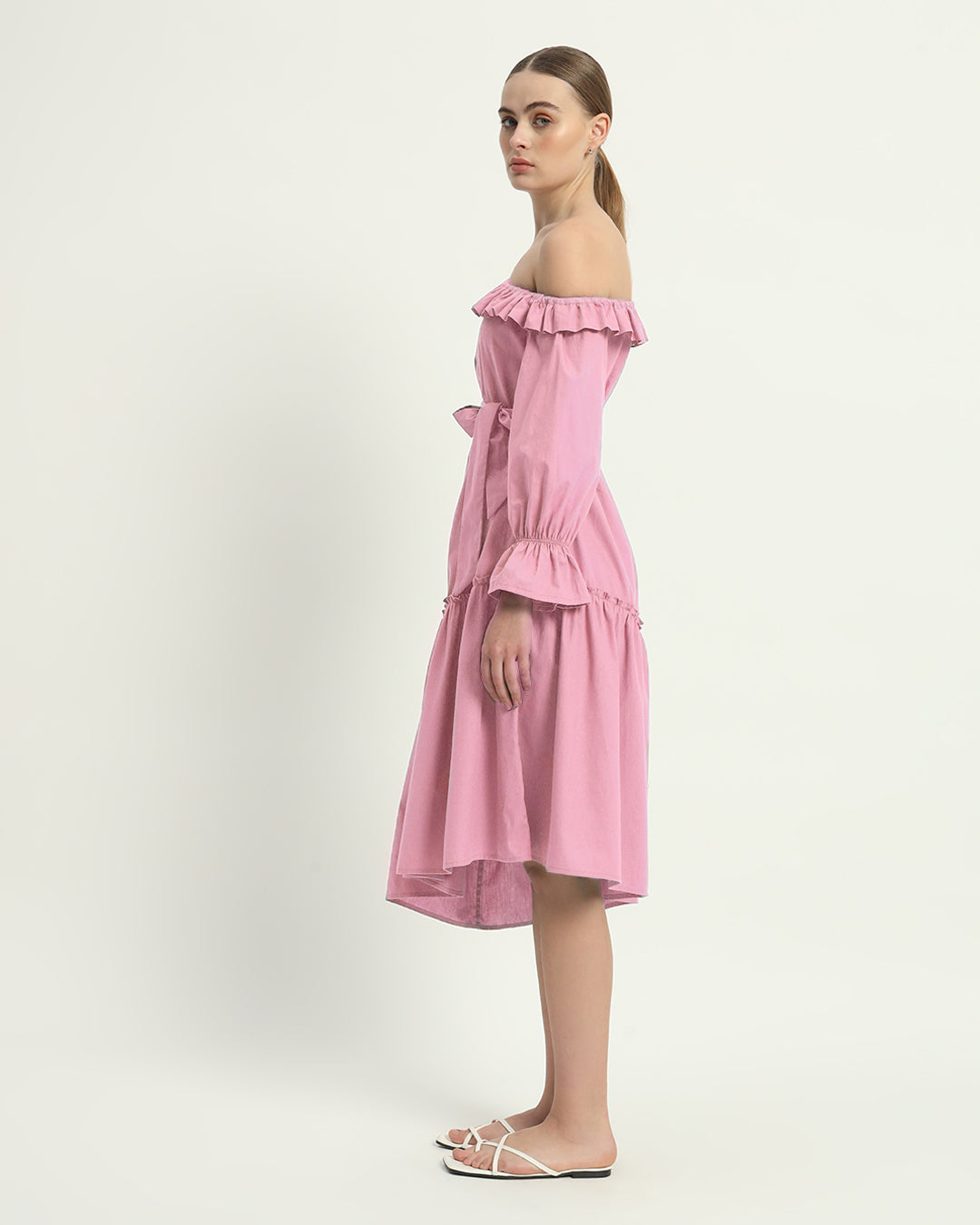 The Fondant Pink Stellata Cotton Dress