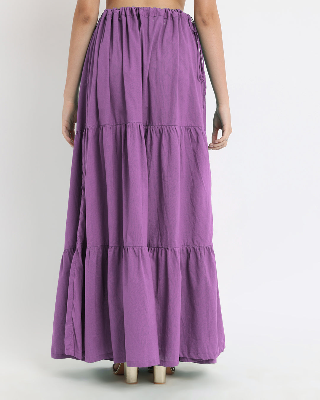 Wisteria Purple Tiered Skirt