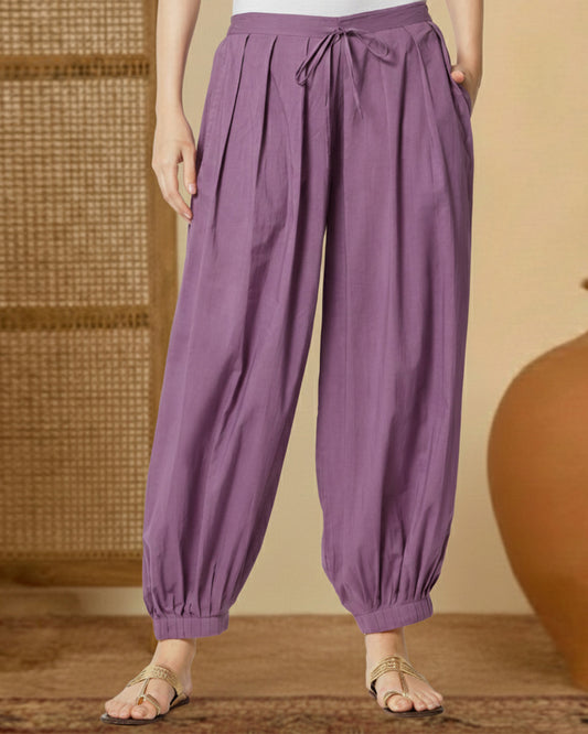 Wisteria Purple Pleated Salwar