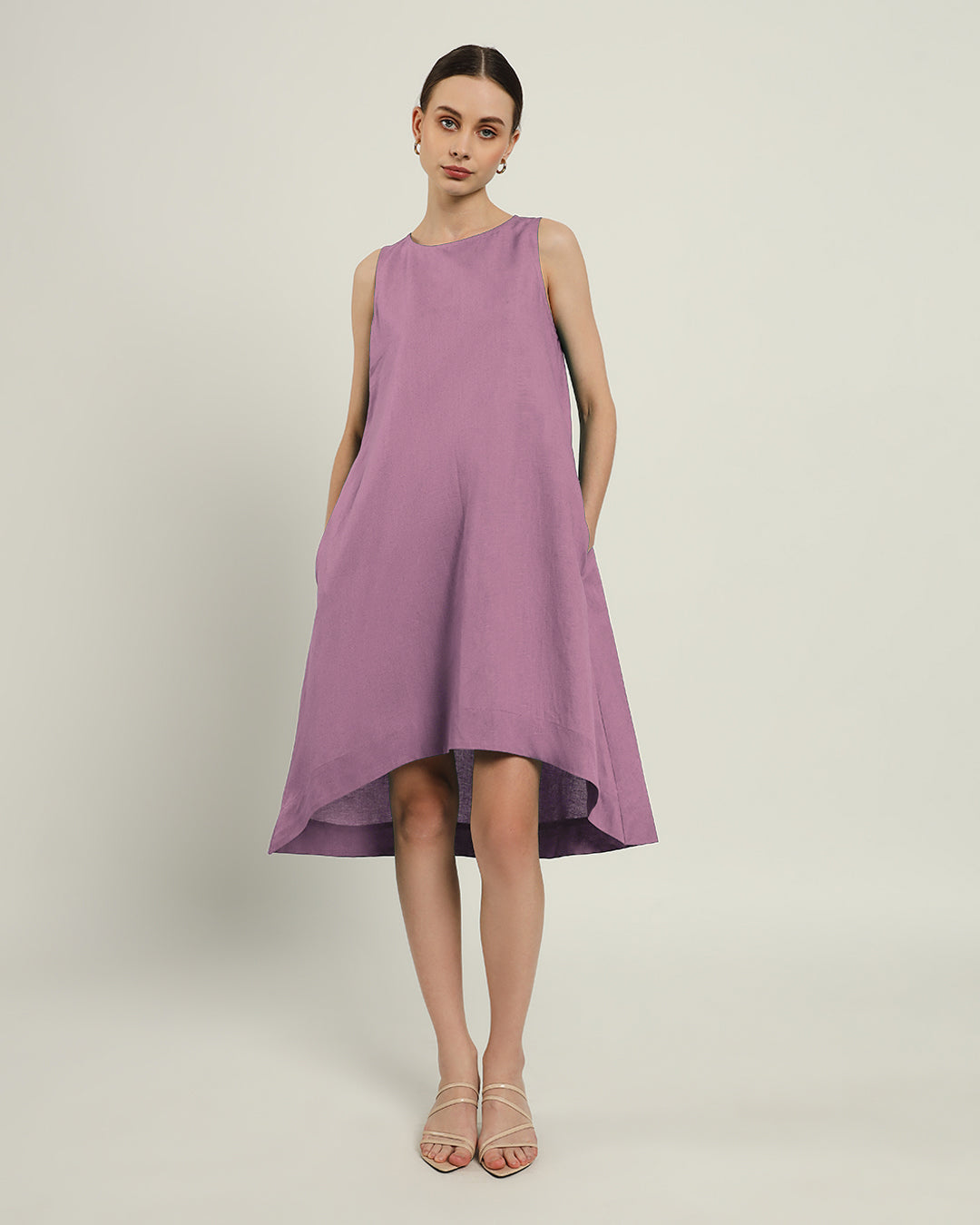 The Odesa Purple Swirl Dress