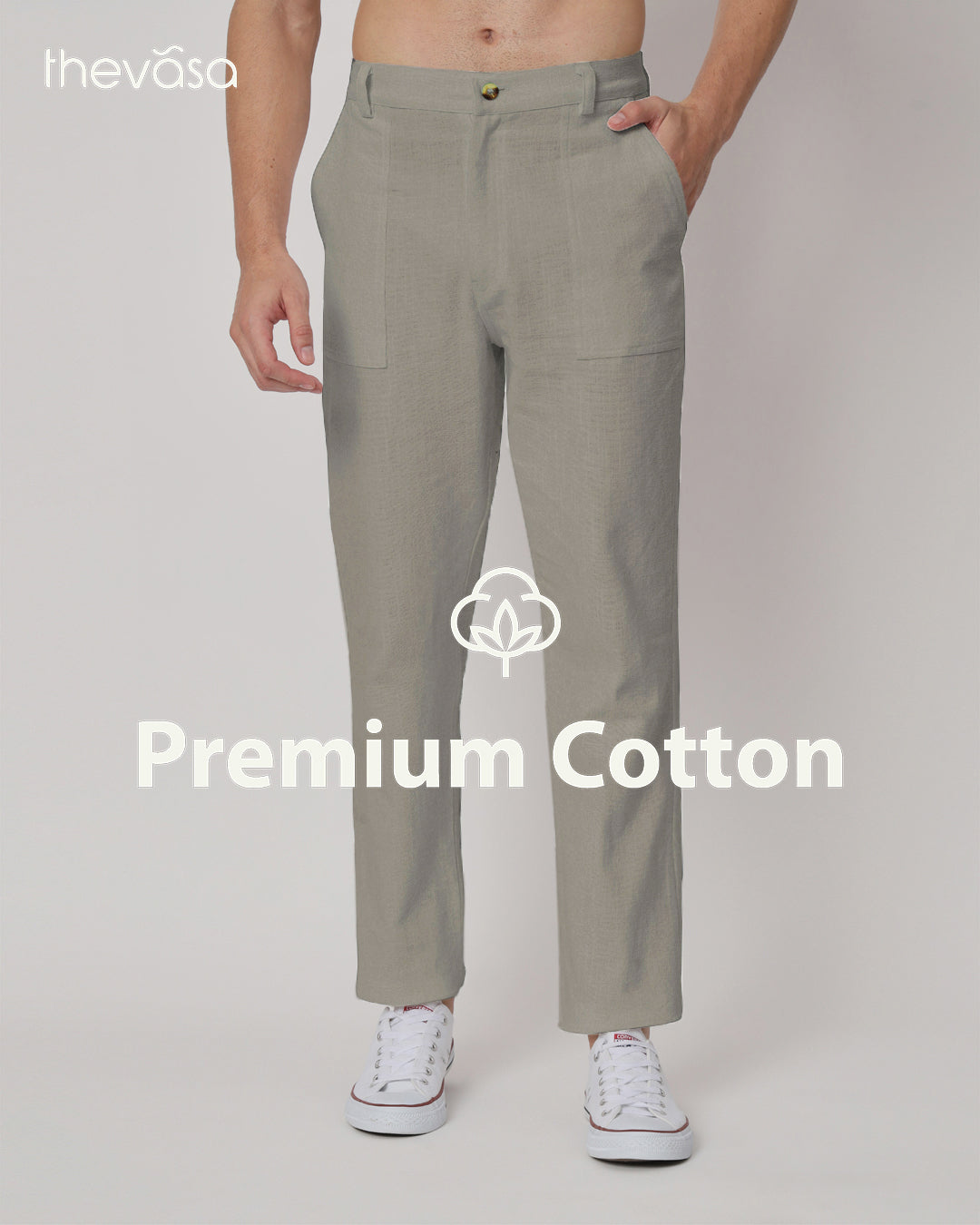 Comfy Ease Iced Grey Men's Pants