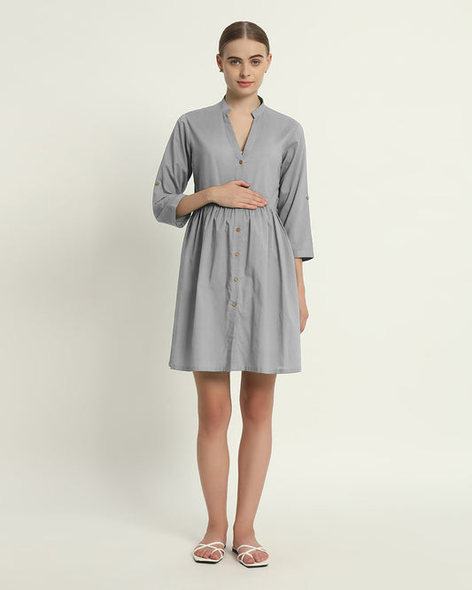 Iced Grey Sweet Nothings Maternity & Nursing Dress