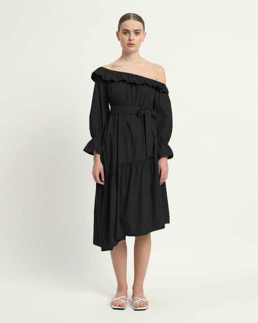 The Noir Stellata Cotton Dress