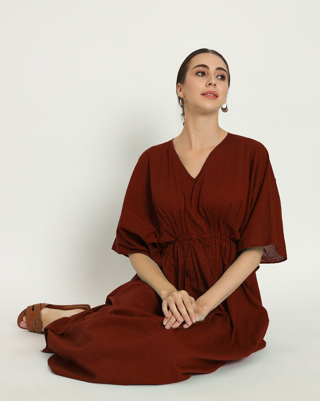 Russet Red Kaftan Starry Nightdress