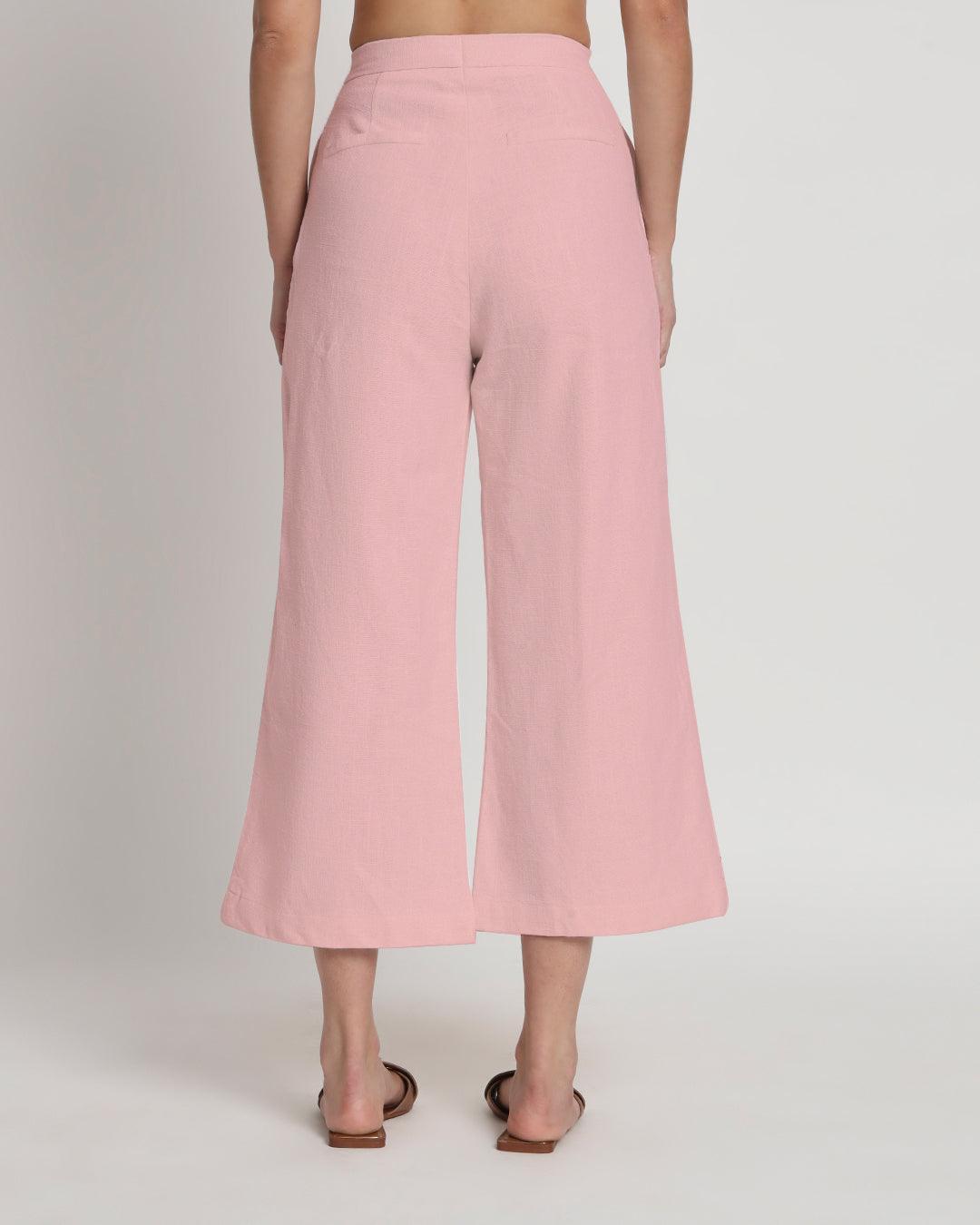 City Style Fondant Pink Tailored Trousers