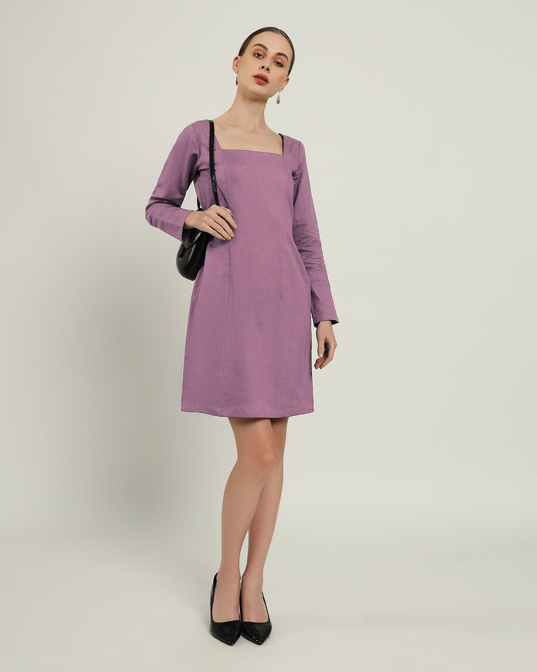 The Aurora Purple Swirl Dress