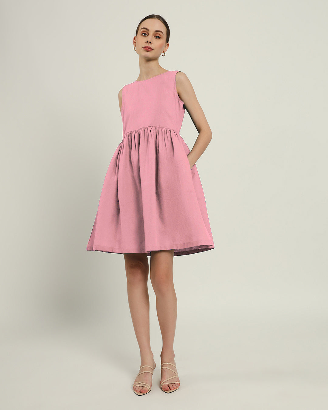 The Chania Fondant Pink Dress