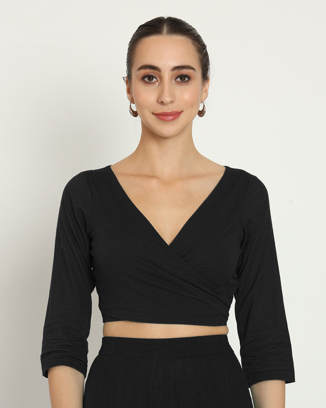 Classic Black Knotty By Nature Blouse