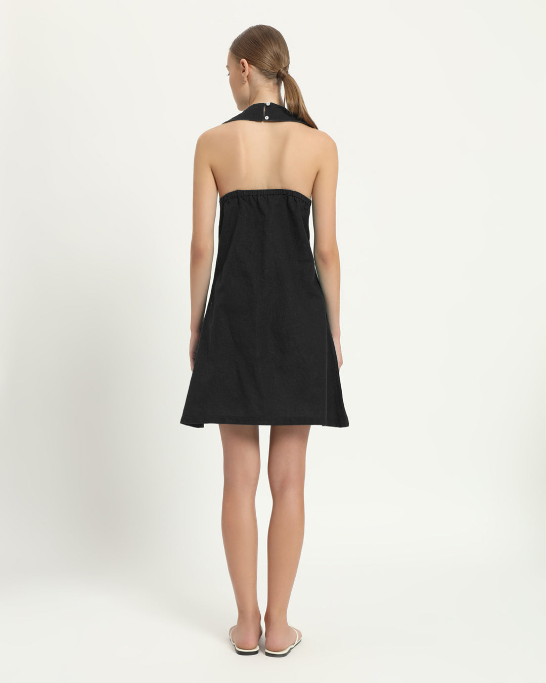 The Olfen Noir Cotton Dress