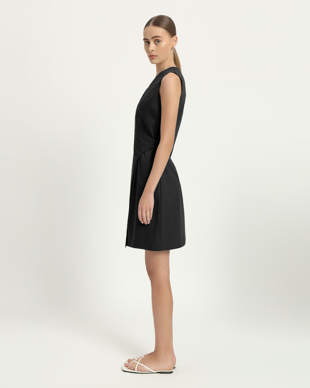 The Augsberg Noir Cotton Dress