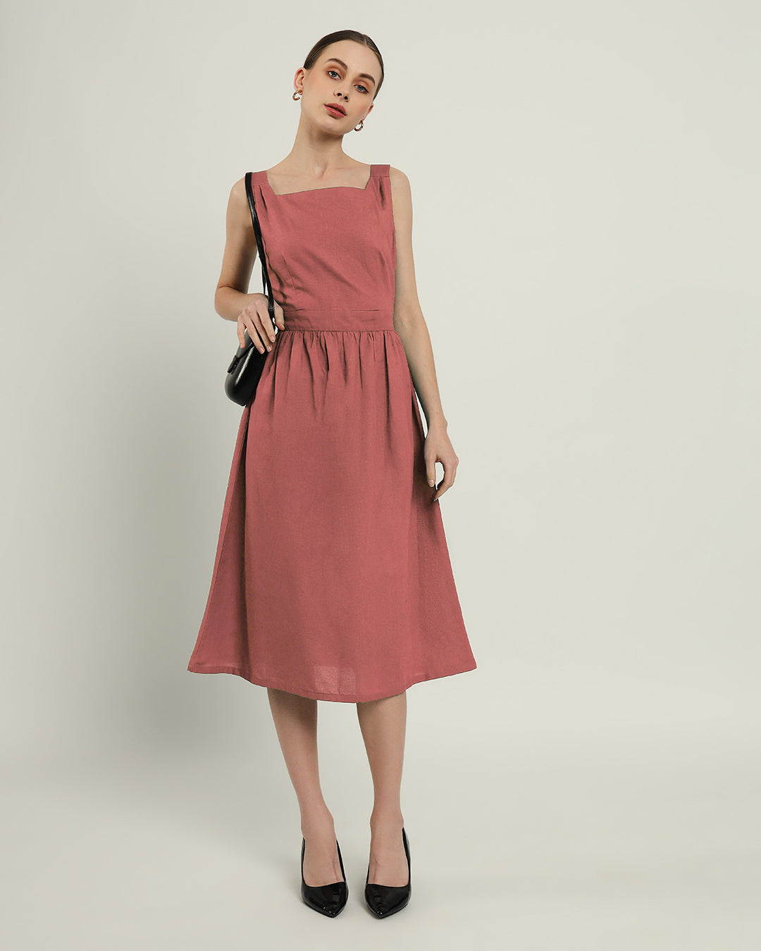 The Mihara Ivory Pink Dress