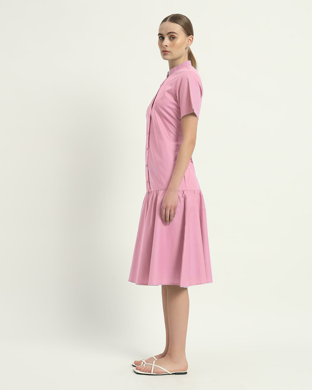 The Fondant Pink Melrose Cotton Dress