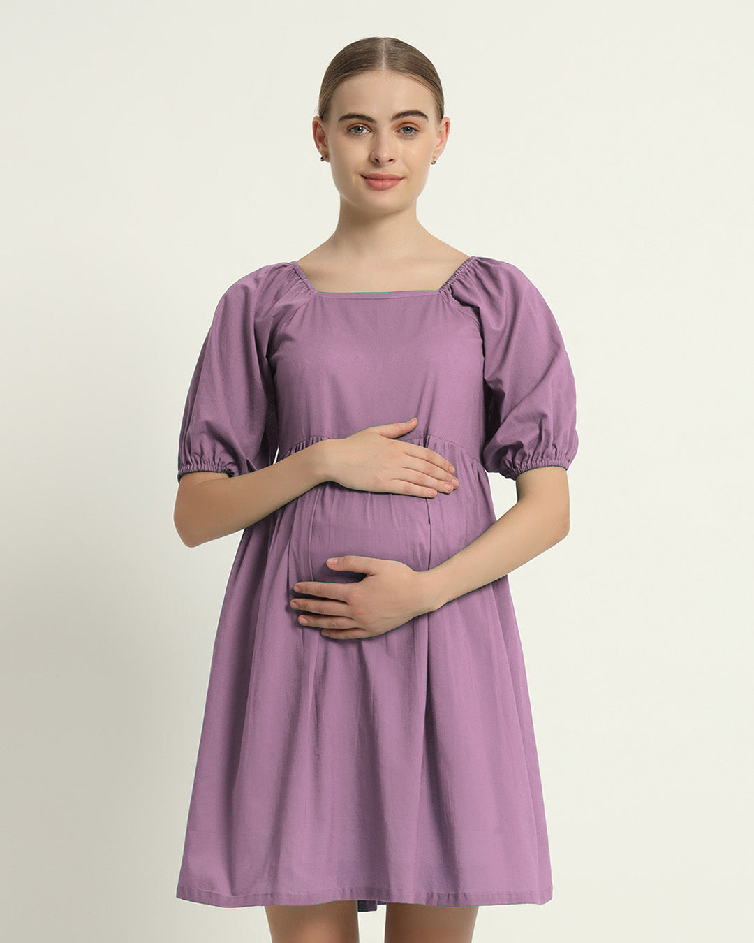 Iris Pink Tender Moments Maternity & Nursing Dress