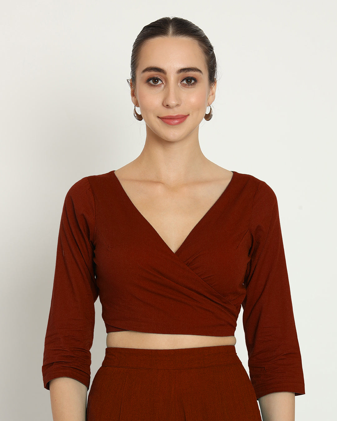 Russet Red Knotty By Nature Blouse
