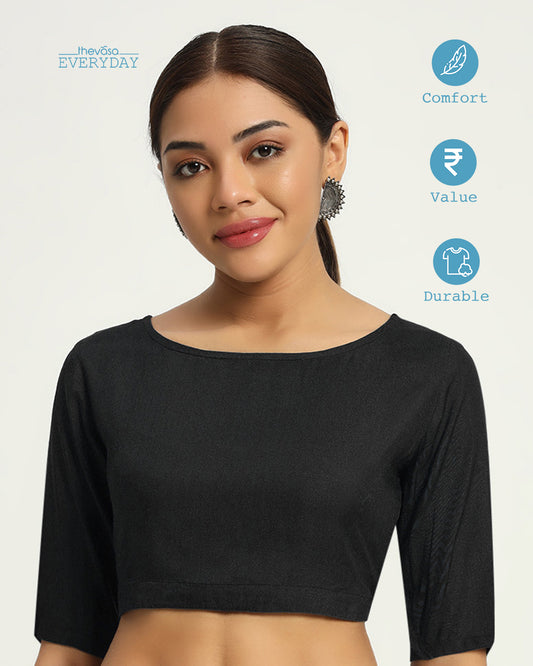 Black Everyday Horizon Halo Blouse