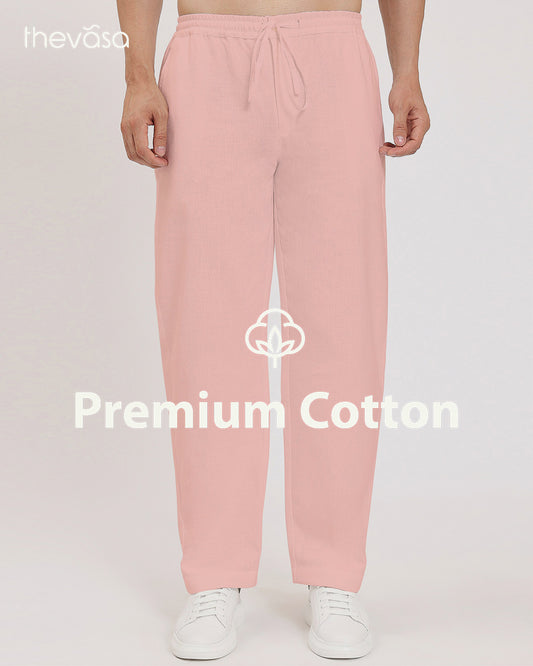 Lisbon Wide-Leg Fondant Pink Men's Pants