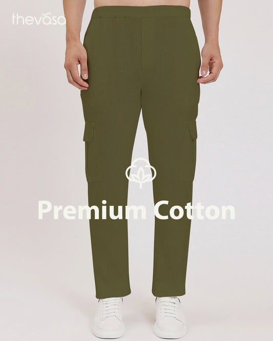 Tokyo Cargo Olive Green Men's Pants