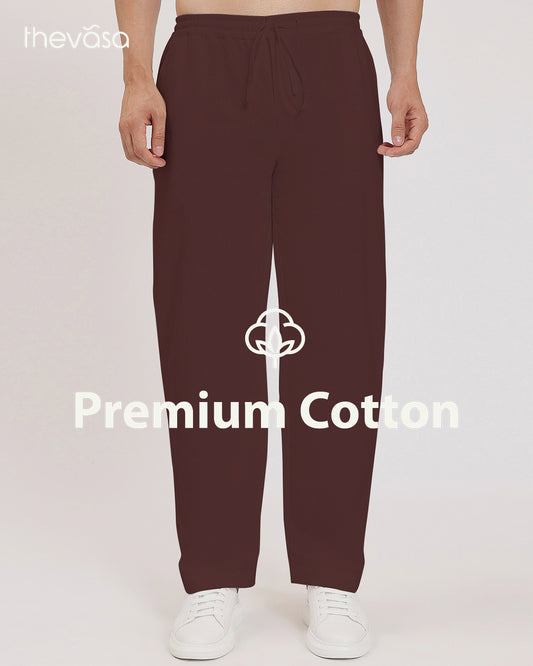 Lisbon Wide-Leg Crimson Men's Pants