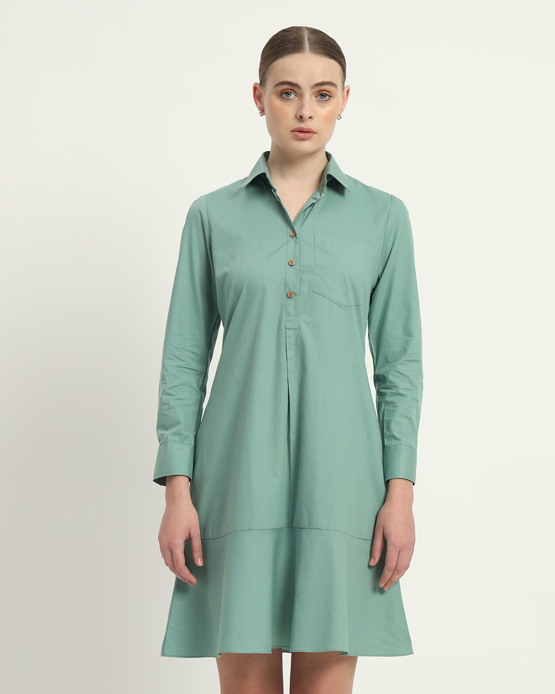 The Mint Medina Cotton Dress