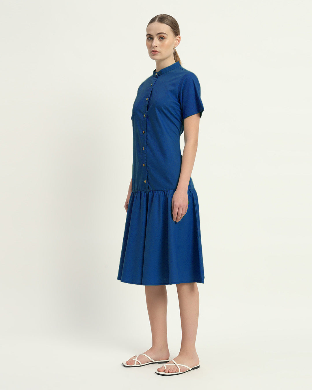 The Cobalt Melrose Cotton Dress
