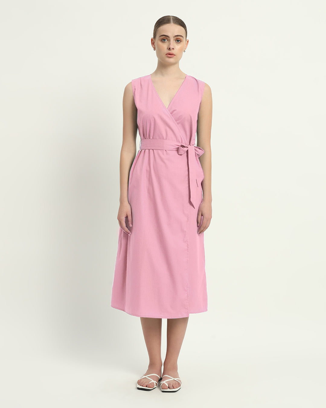 The Fondant Pink Windsor Cotton Dress