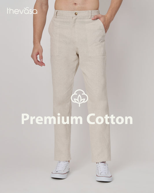 Comfy Ease Beige Men's Pants