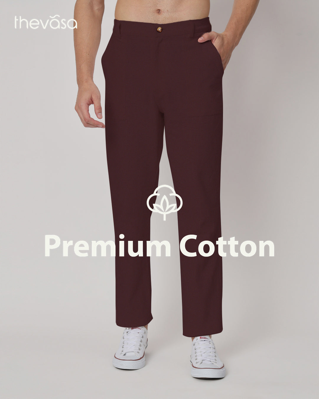 Comfy Ease Crimson Men's Pants