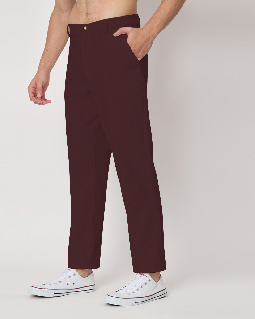 Comfy Ease Crimson Men's Pants