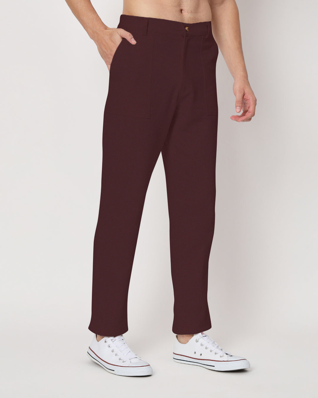 Comfy Ease Crimson Men's Pants