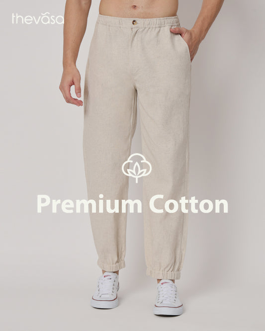 Flex Relax Men's Beige Jog Pants