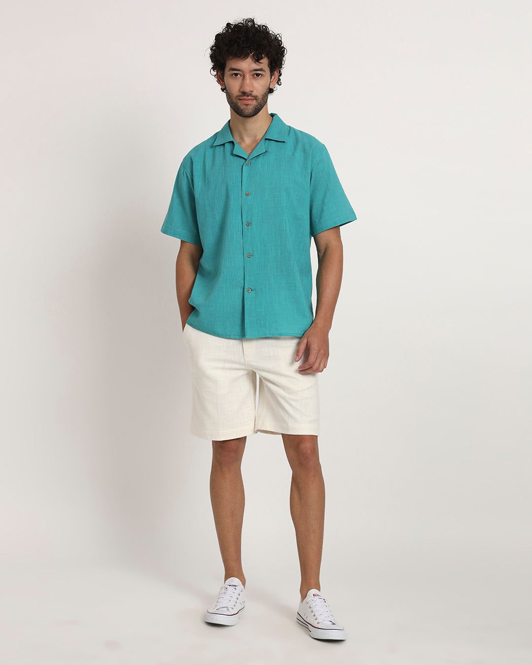 Ready For Anything White Men's Shorts