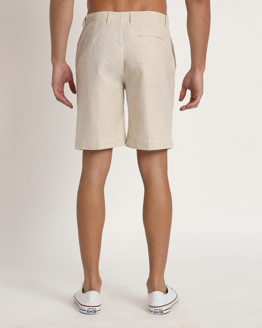 Ready For Anything Beige Men's Shorts