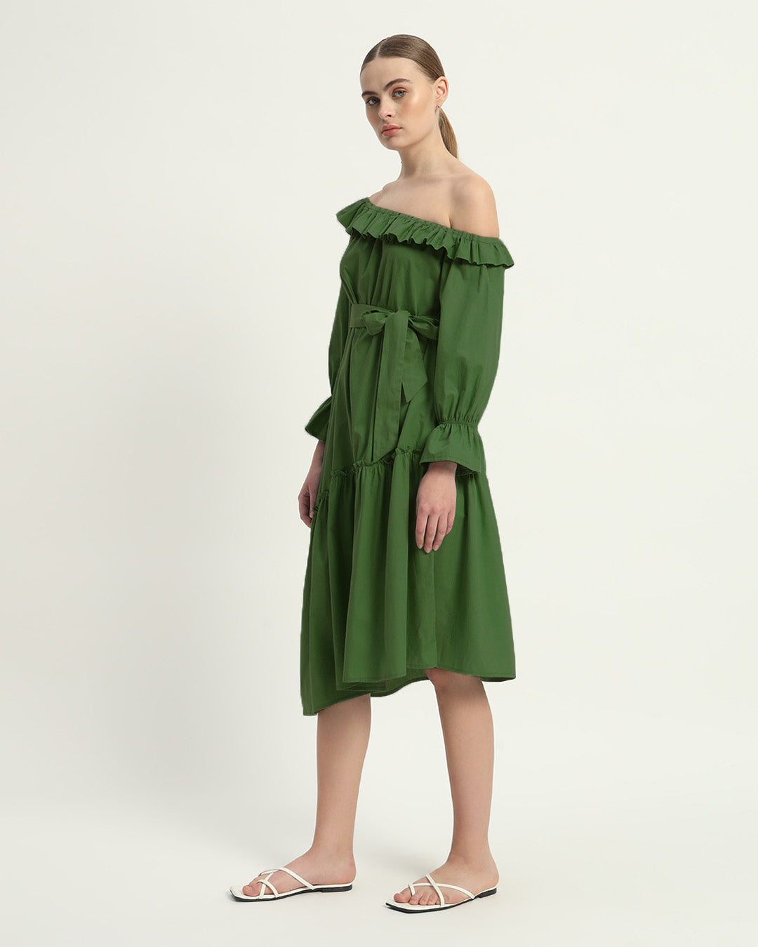The Emerald Stellata Cotton Dress