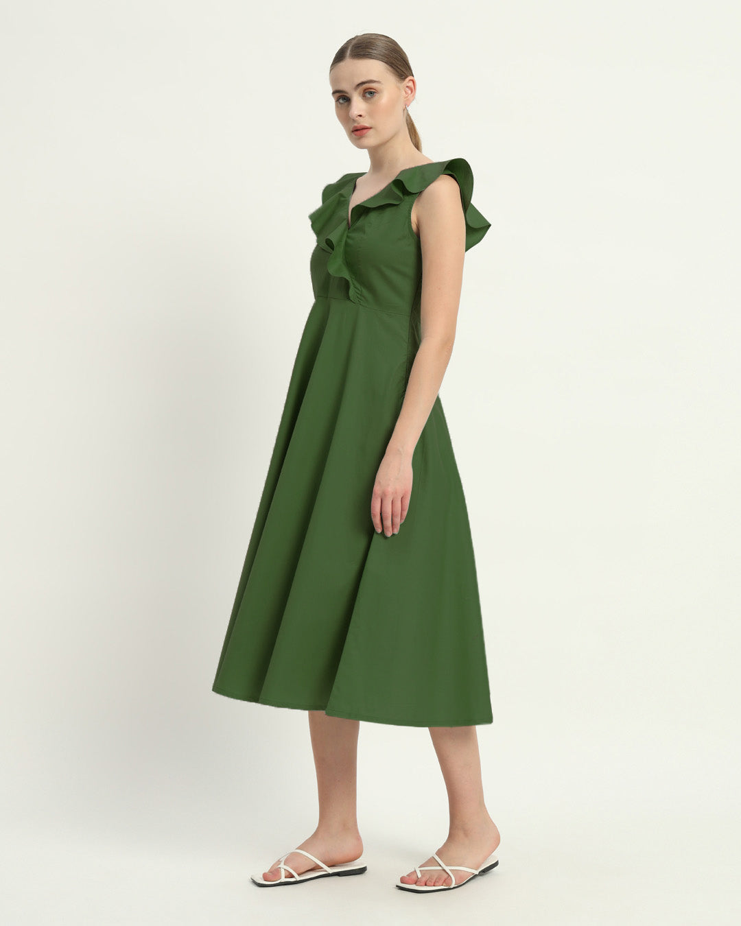 The Emerald Albany Cotton Dress