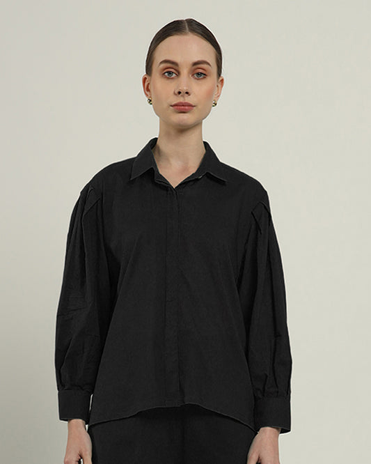 Noir Flare & Flair Shirt Top (Without Bottoms)