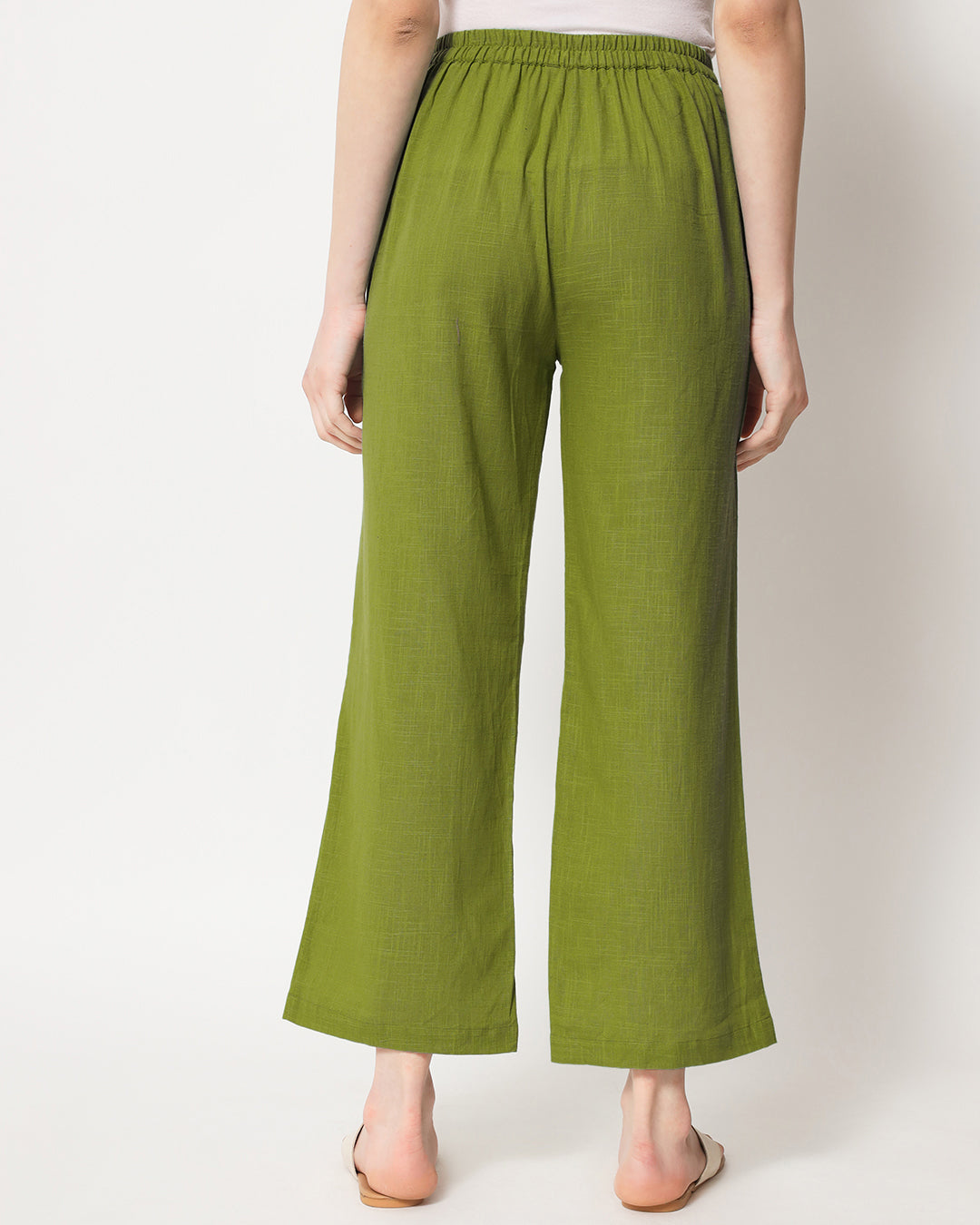 Sage Green Straight Pants