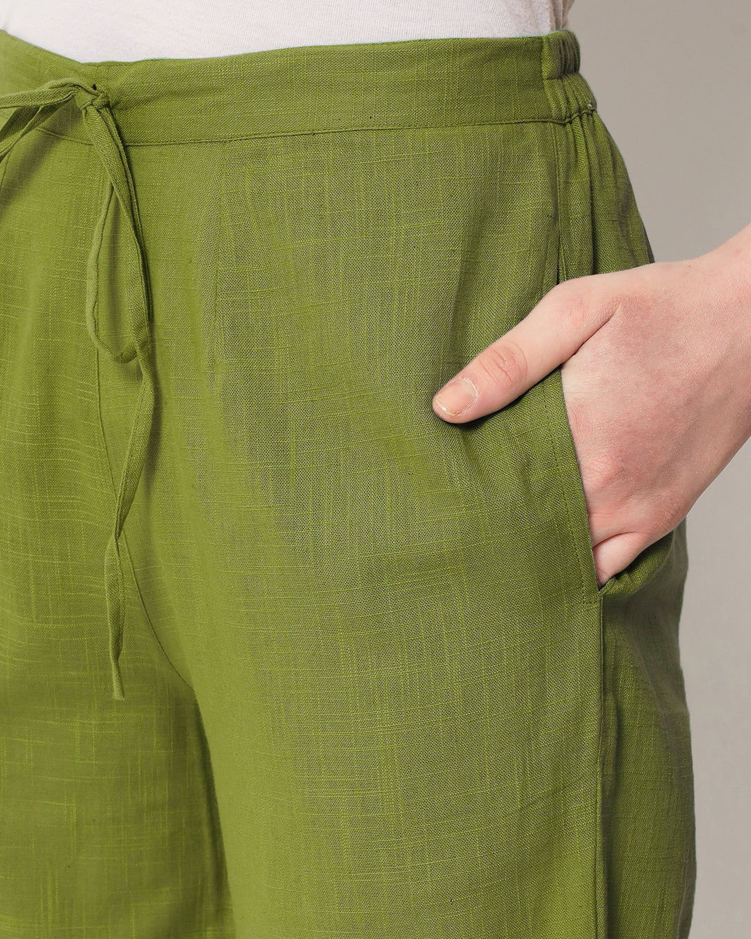 Sage Green Straight Pants