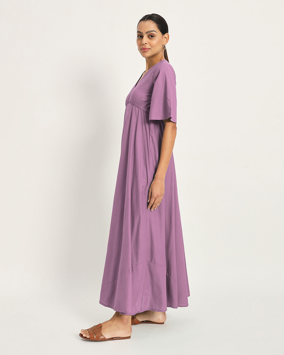 Combo: Classic Black & Iris Pink Calm Comforts Nightdress