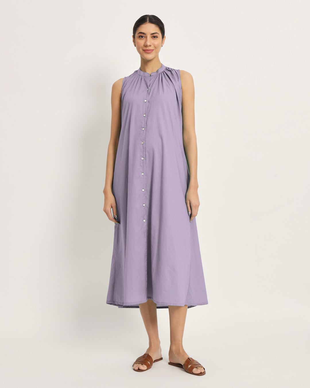 Combo: Lilac & Wisteria Purple Mommy Must-Haves Maternity & Nursing Dress