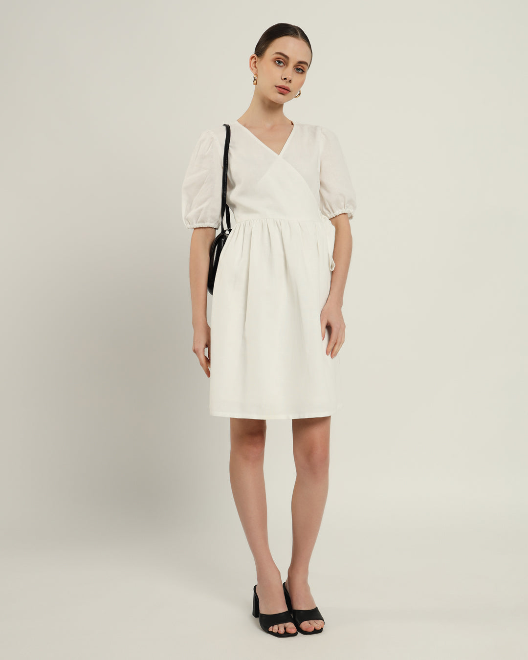 The Inzai Daisy White Linen Dress