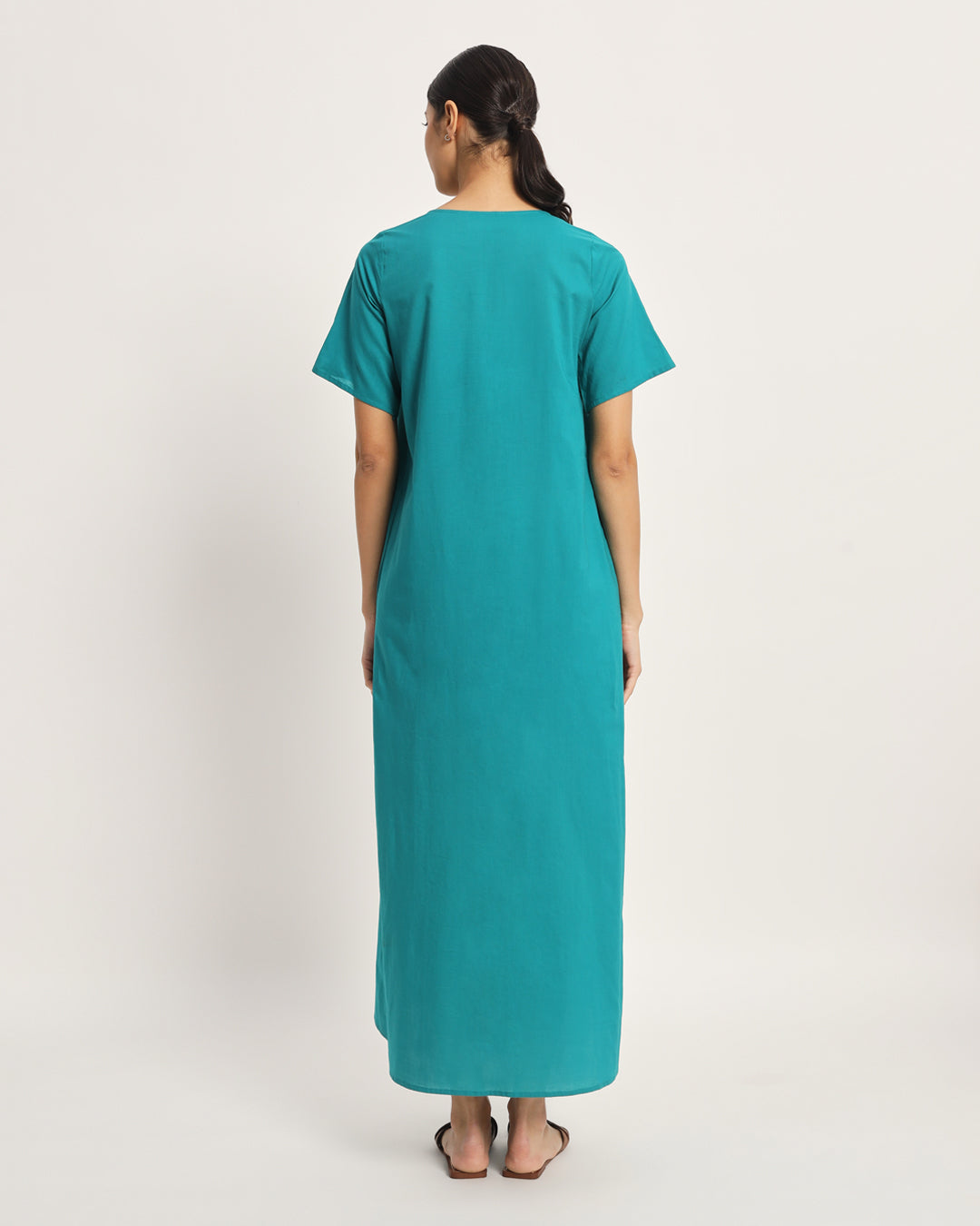 Green Gleam Nurture N' Shine Maternity & Nursing Dress