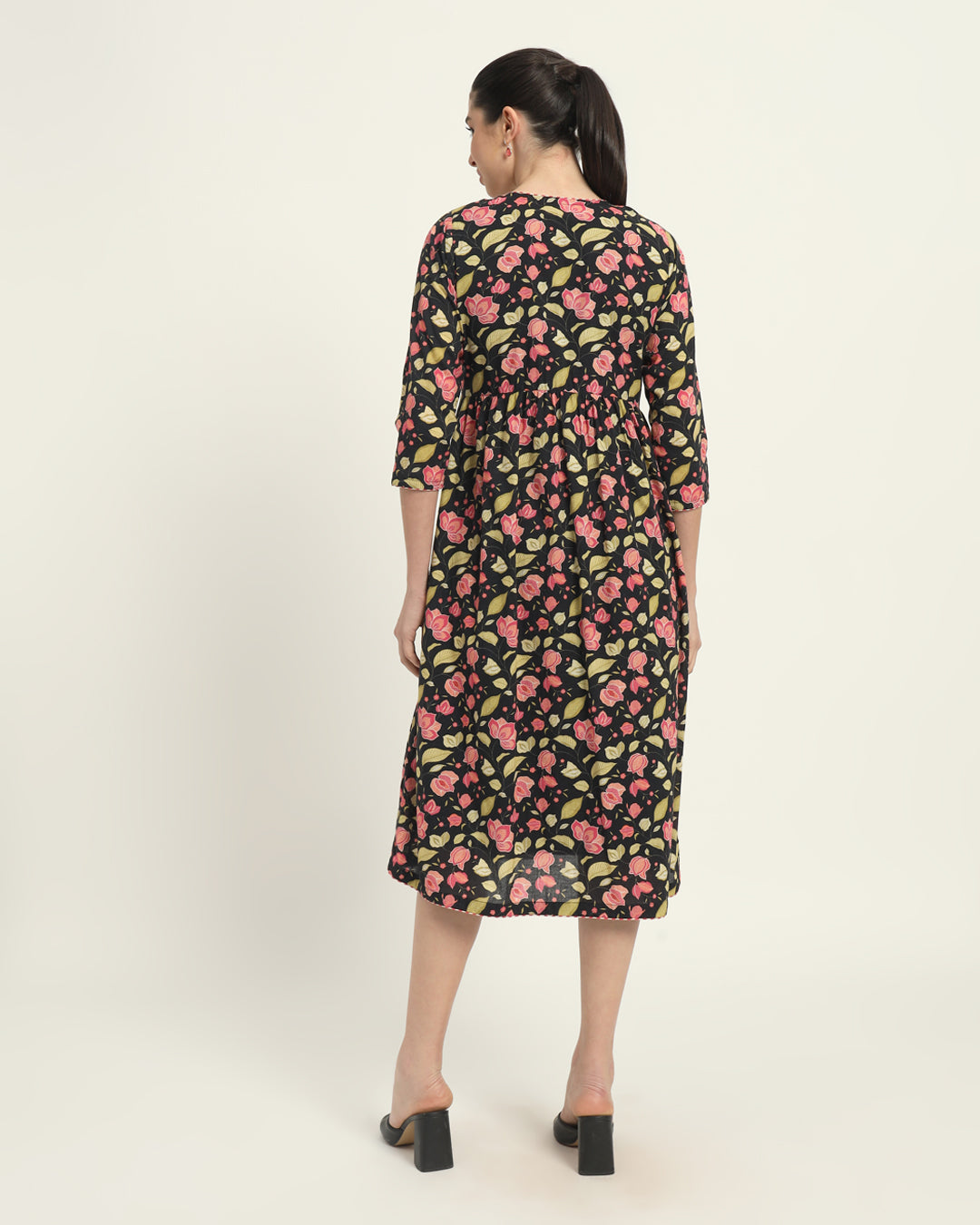 The Floral Wish Button Dress