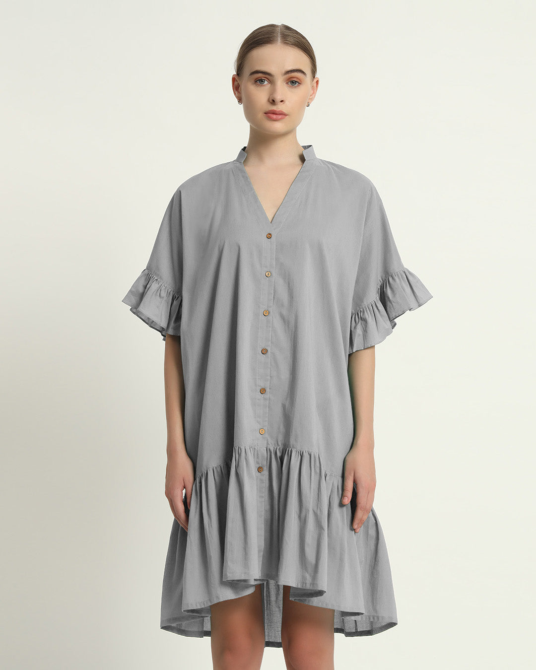 Iced Grey The Berenice Dress